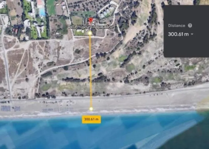 House Of Paradise In Front Of The Golf Court-sea